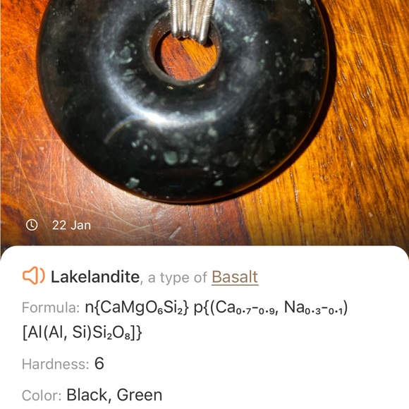 Rare Stone pendant necklace - Picture 5 of 6